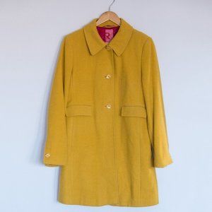 Hilary Radley Yellow Wool Coat
